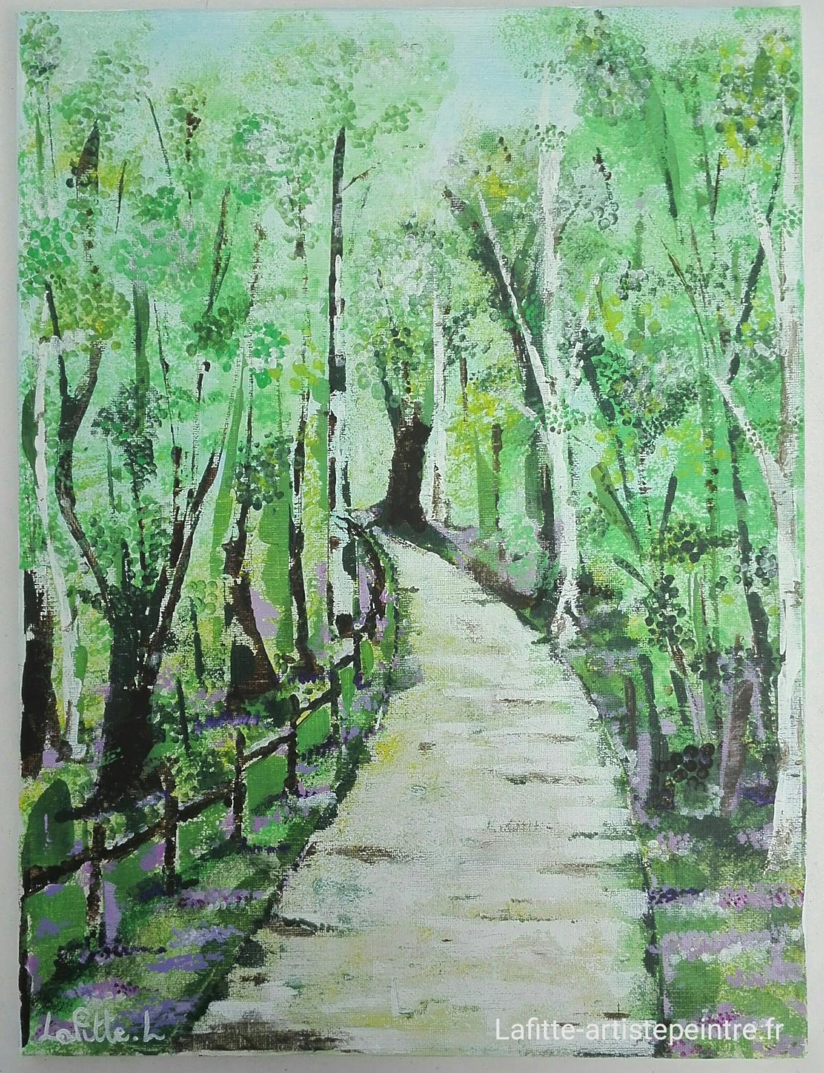 L’allée dans le Jardin du Château de Valencay