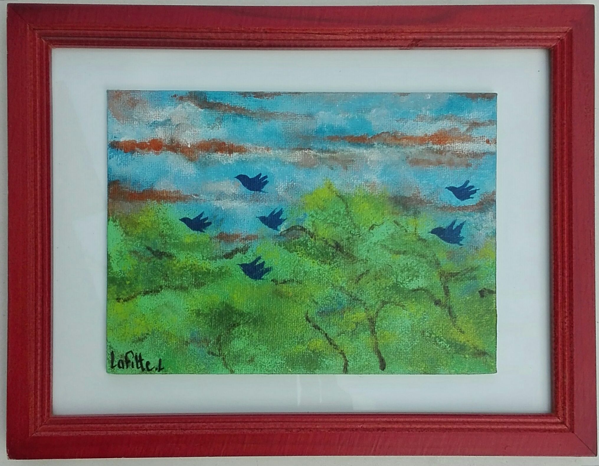 L’envol des oiseaux bleus